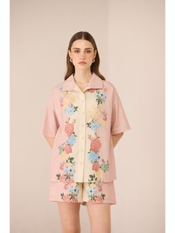 Calling June - Pink Shea Shirt