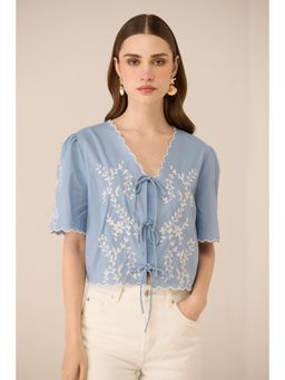 Calling June - Blue Vega Top