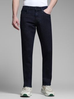 Jack & Jones - Blue Cotton Slim Fit Jeans