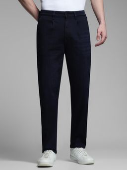 Jack & Jones - Blue Cotton Regular Fit Jeans