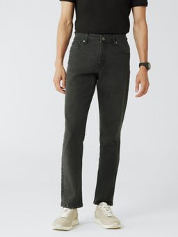 Andamen - Regular Fit Casual Men Grey Wave Pocket Jeans