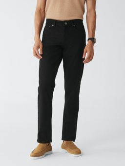 Andamen - Regular Fit Casual Men Black Woven Jeans