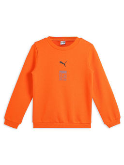 Puma - Graphic Boys Orange Sweatshirt