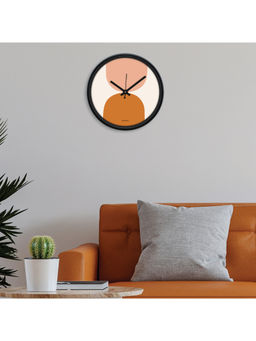 HomeTown - Momento Plastic Promo Wall Clock In Pink Brown