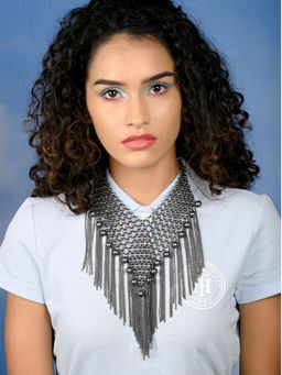 Odette - Oxidases Silver Bohemiano Necklace For Women