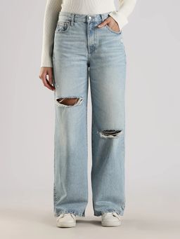 Calvin Klein - Blue Solid Straight Jeans