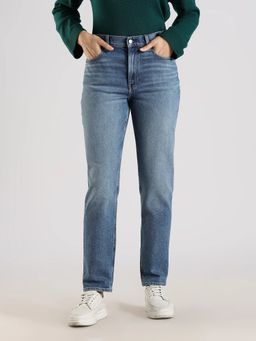 Calvin Klein - Blue Solid Straight Jeans