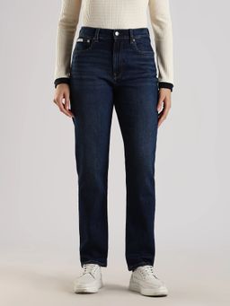 Calvin Klein - Blue Solid Straight Jeans
