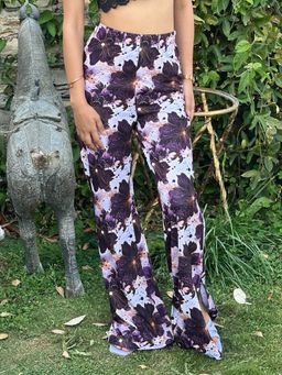 Tandul - Multi-Color Printed Bootcut Trouser