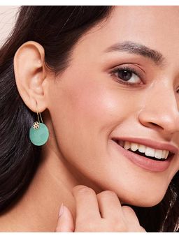 Fabindia - Silver Dangler Earrings Turquoise