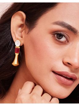 Fabindia - Silver Dangler Earrings Multi-Color