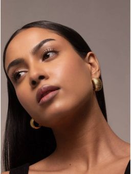 AURA STUDIO - 18K Gold Plated Galaxy Hoops