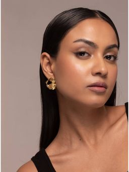 AURA STUDIO - 18K Gold Plated Molten Earrings