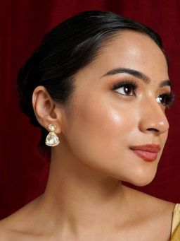 Teejh - Suhani Light Gold Earrings