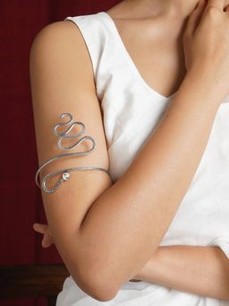 Teejh - Anandi Silver Armlet