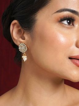 Teejh - Gaekwar White Gold Earrings