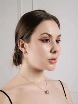 Velvet Imperial - Imperial Dew Drop Hoop Earrings - 925 Sterling Silver