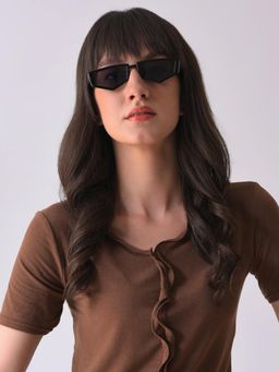 Haute Sauce - Women Grey Lens Cat Eye Sunglasses