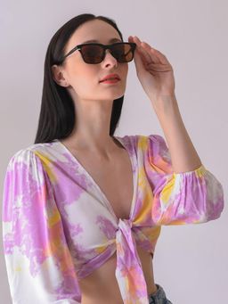 Haute Sauce - Women Brown Lens Butterfly Sunglasses