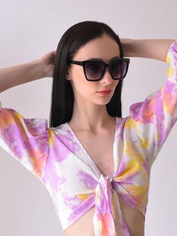 Haute Sauce - Women Purple Lens Butterfly Sunglasses