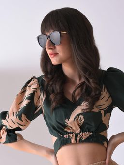 Haute Sauce - Women Grey Lens Butterfly Sunglasses