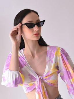 Haute Sauce - Women Grey Lens Cat Eye Sunglasses