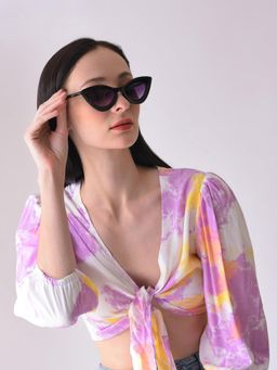 Haute Sauce - Women Purple Lens Cat Eye Sunglasses