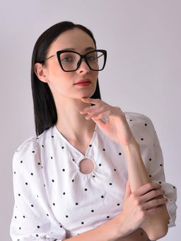 Haute Sauce - Women Clear Lens Butterfly Sunglasses