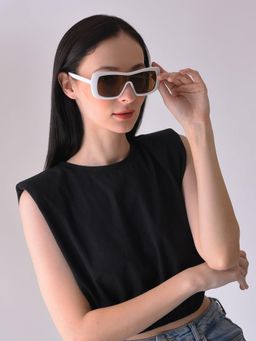 Haute Sauce - Women Brown Lens Oversized Sunglasses