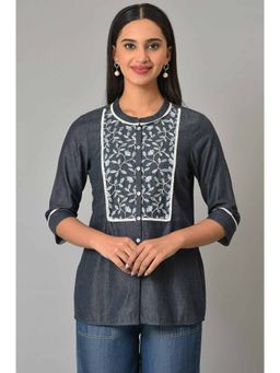 Aurelia - Grey Dori Embroidered Kurti