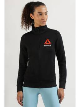 Reebok - Women Black Full Sleeves Jacket