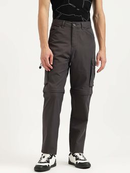 United Colors of Benetton - Grey Comfort Fit Tech Convertible Cargo