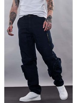 Snitch - Revolution Navy Blue Detachable Cargo