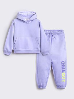Hopscotch - 2-Piece Brushed Fleece Hooded Co-Ord Set