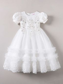 Hopscotch - Floral Embroidered Gown