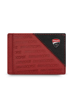 Ducati Corse - DTLGD2200302 Elegante Genuine Leather Card Case