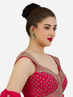 Zaveri Pearls - Women Green Alloy Earrings
