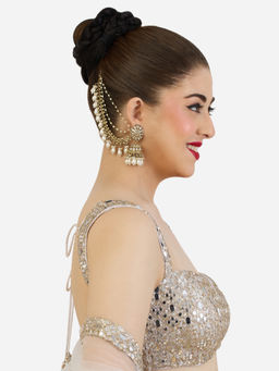 Zaveri Pearls - Women White Alloy Earrings