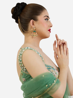 Zaveri Pearls - Women Multi-Colour Alloy Earrings