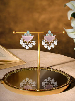 Zaveri Pearls - Women Multi-Colour Alloy Earrings