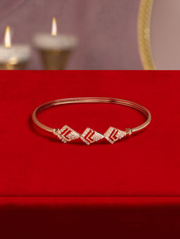 Zaveri Pearls - Women White Brass Bracelet