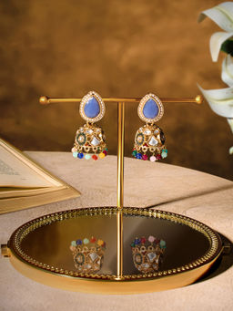 Zaveri Pearls - Women Multi-Colour Alloy Earrings