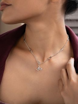 Shaya by CaratLane - Scar and Specs Charm in 925 Silver
