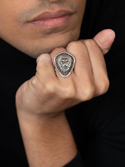Shaya by CaratLane - 925 Silver Shaya by CaratLane Gryffindor Ring in