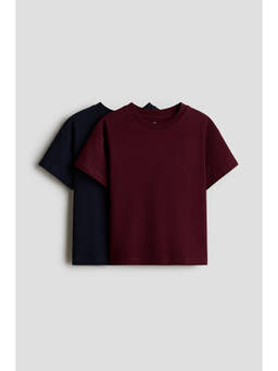 H&M - Boys Red 2-Pack Cotton T-Shirts