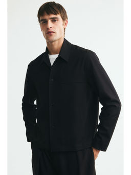 H&M - Men Black Overshirt