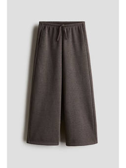 H&M - Girls Brown Brushed-Inside Pant