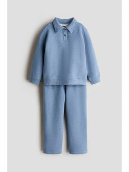 H&M - Boys Blue 2-Piece Cotton Sweatshirt Set