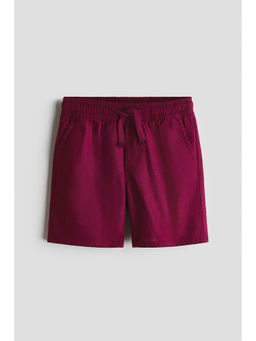 H&M - Boys Red Linen-Blend Shorts