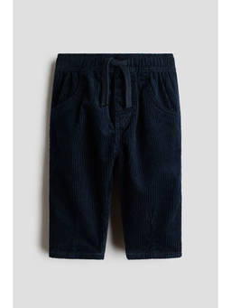 H&M - Boys Navy Blue Cotton Corduroy Trouser